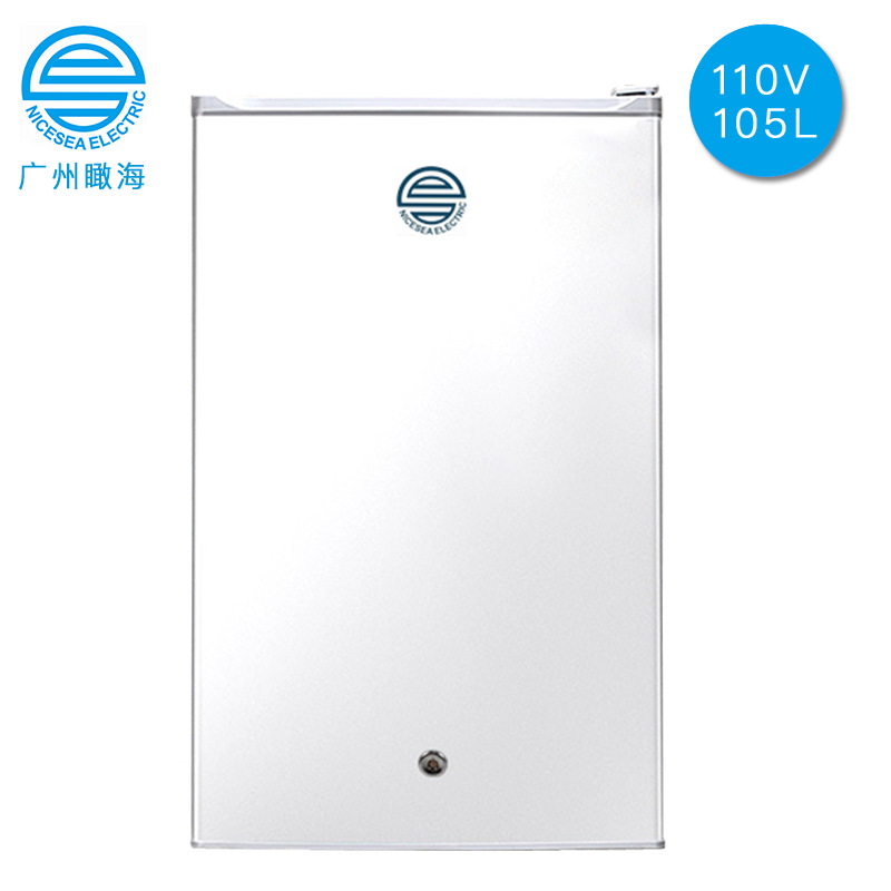 110V外貿(mào)船用105L單電冰箱