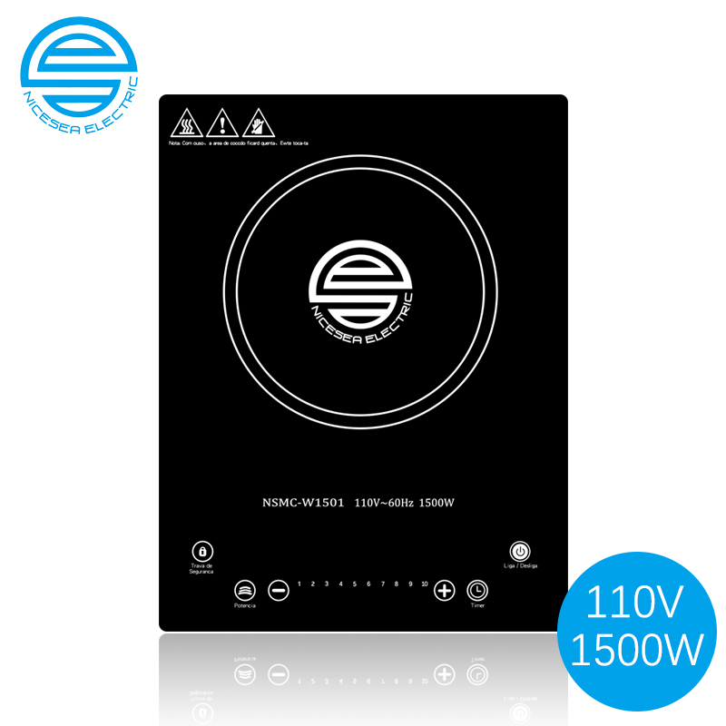 110V60Hz船用外貿(mào)電磁爐超薄4D防水大功率  美的代工1500W